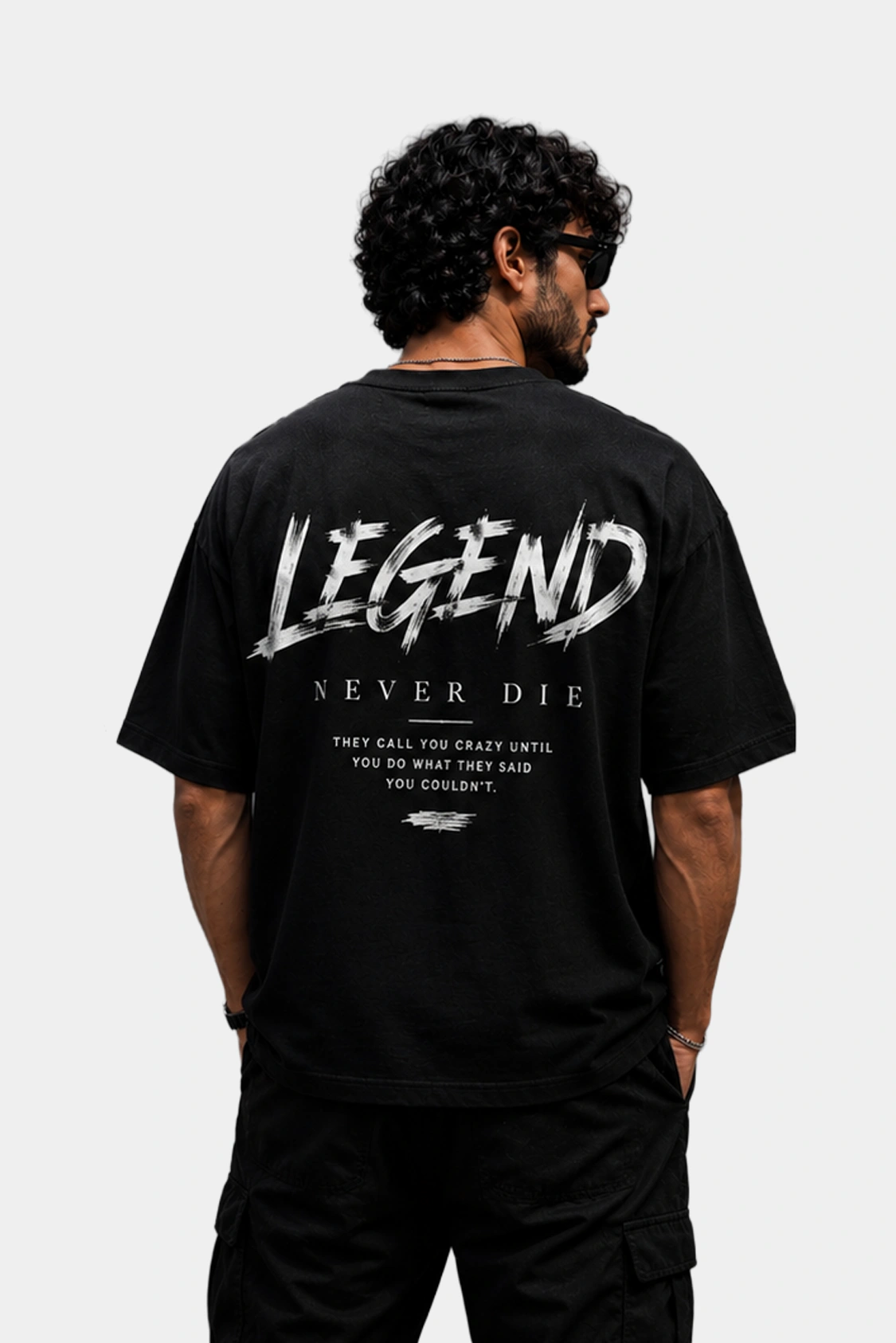 Legend Never Die Oversized T Shirt - Image 2
