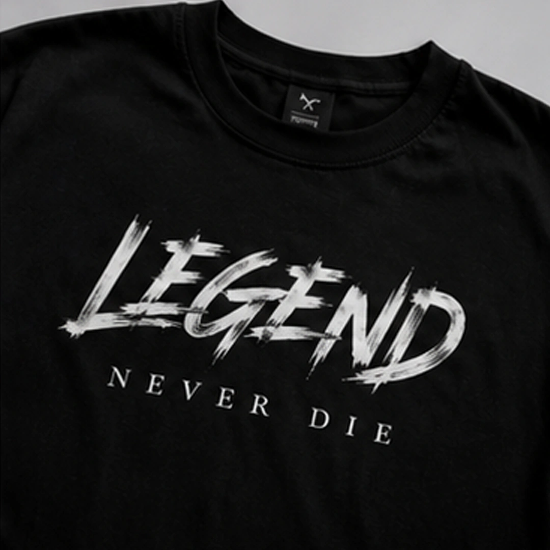 Legend Never Die Oversized T Shirt - Image 3