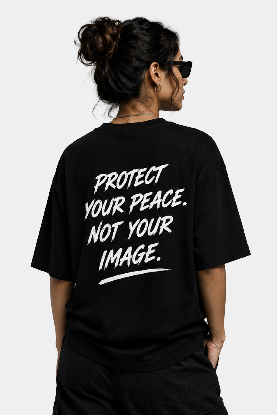 Protect Your Peace Oversized T Shirt - Image 2